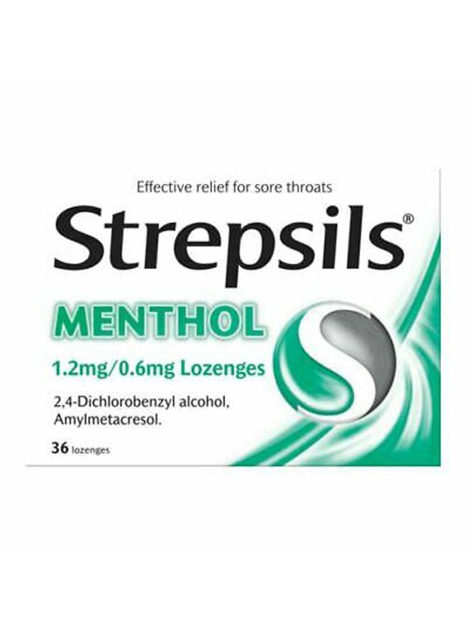 Strepsils Menthol Lozenges - 36 Pack Strepsils Menthol Lozenges - 36 Pack